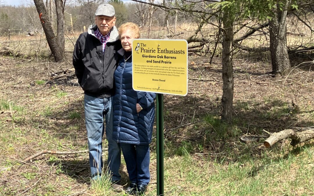 Ron and Darla Giordano Awarded Gathering Waters’ Land Legacy Award